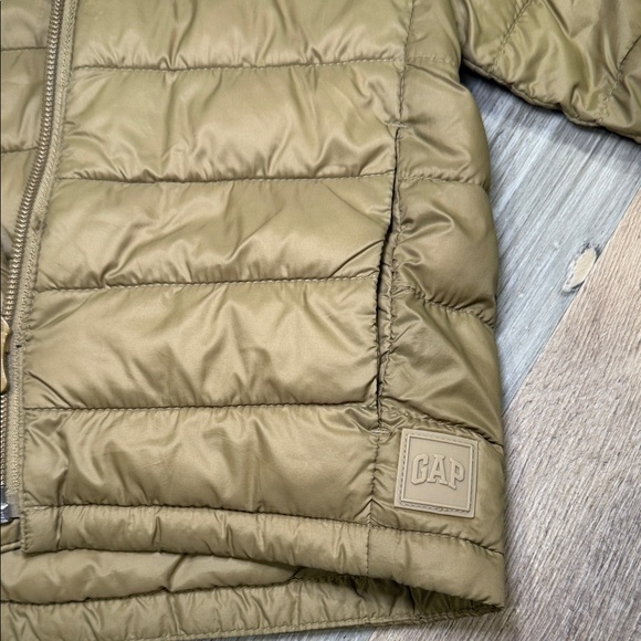 GAP Kids 2T Tan Puffer Jacket - Picture 3 of 5